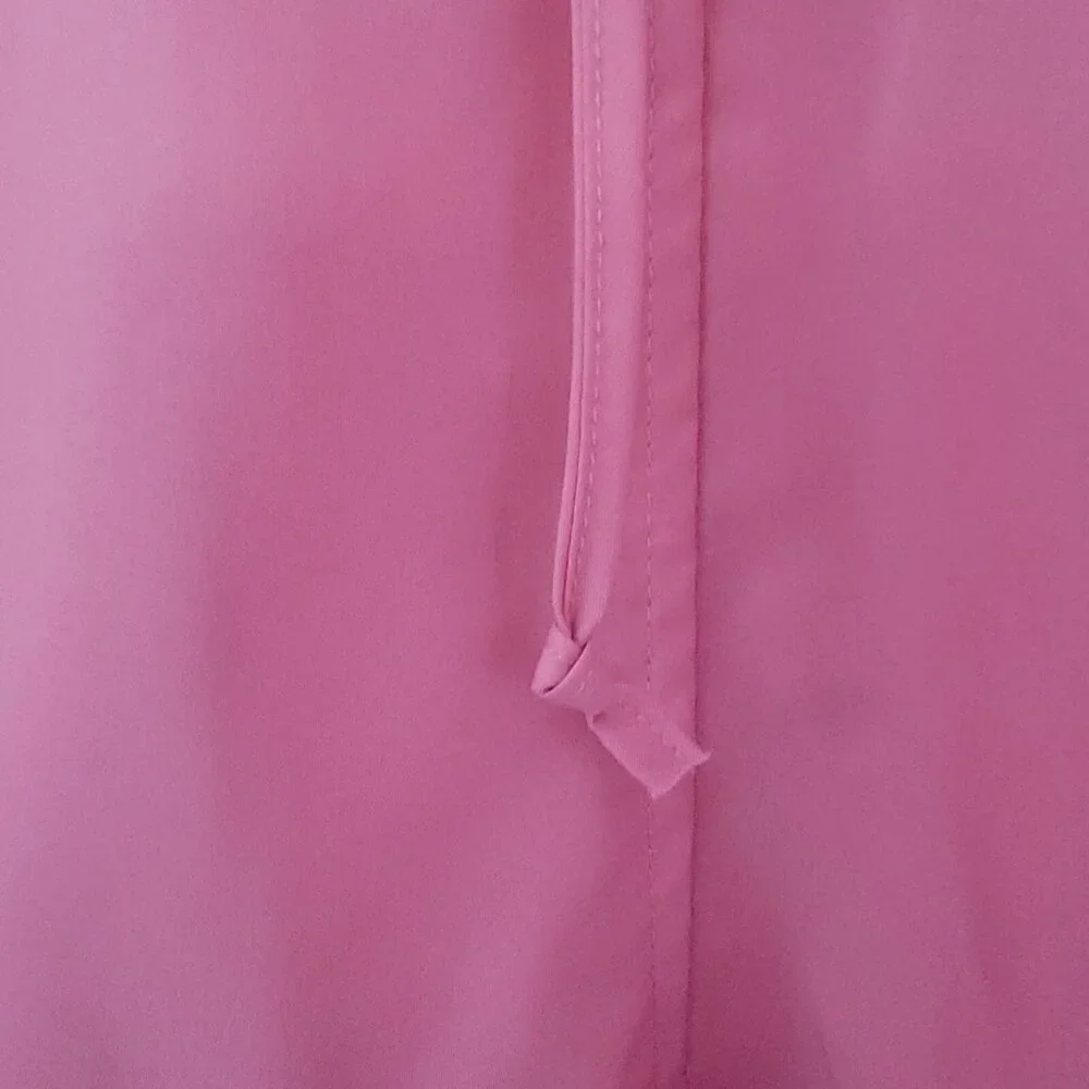 Line Up For Sport Golf Jacket Windbreaker Women Golfers‎ Pink Zip Front L